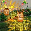 Hummingbird Solar Lanterns Outdoor Waterproof, Birthday Gifts for Women Mom