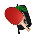 Hundred Attack 30 Table Tennis Racket with Full Cover | Attack-Focused Table Tennis Bat | Fast Speed, Strong Spin & Match-Ready Control - Red/Black