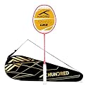 Hundred Carbon Graphite POWERTEK Force - Pink (Strung), Badminton