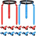 Hungdao 10/12 Players Flag Football Belts and Flags