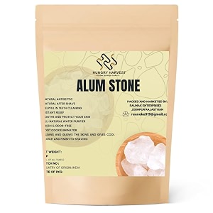 hungry harvest alum stone fitkari 900 gm crystal white stone white phitkari stone crystal