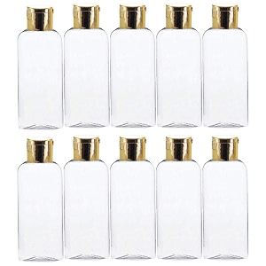 Hunky Dory 100ml Empty Clear Plastic Bottles