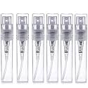 Hunky Dory 5pcs 5ml Mini Clear Transparent Empty Plastic Pocket Pen Spray Bottle Refillable Bottle Sanitizer, Toner, Perfume, Lotion, Moisture, Oil, Costemic, Travel use