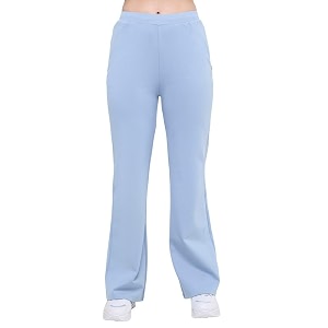 HUNNIT Essential Flare Pants for Women with