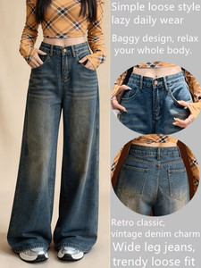 HUNTER HAYES Baggy Fit Women Blue
