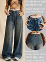 HUNTER HAYES Baggy Fit Women Blue