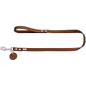 HUNTER Leash, 20/100 Soft Genuine Cow Leather, Cognac
