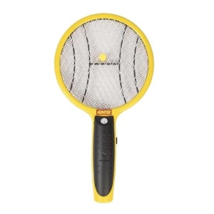 hunter mini mosquito swatter bat battery operated  electronic fly and insect zapper racket for car home kitchen travel amp outdoor use pack of 1