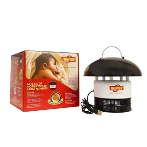hunter mosquito killer machine  eco-friendly electronic mosquito trap with adapter  indoor insect control device with 6 months warranty black pack of 1
