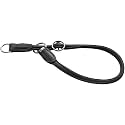 HUNTER Round and Soft Nickel Training Collar with Stop, 60 cm x 10 mm, Large, Nappa Black