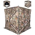 Hunting Blind 360 Degree 2/3 Person Pop Up Ground Blinds See Through Ground Blind with Carrying Bag for Turkey Hunting