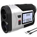 Laser Rangefinder 6X with Slope 1200 Yards Laser Range Finder for Golfing &amp; Hunting LCD Display Type and USB Charging