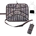 Hunting Seat Cushion with Waist Strap, Waterproof & Anti-Slip Outdoor Seat Cushions, Lightweight & Foldable EVA Padded for Benches, Bleachers, Hunting, Stadium Seating, Hiking - Dry Grass