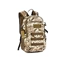 HUNTVP 10L Tactical Backpack Small Backpack Mini Daypack Military MOLLE Rucksack Gear Tactical Assault Pack Bag for Hunting Camping Trekking(10L-Desert Camouflage)