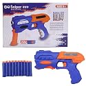 Hurcan Gun Manual Soft Bullet Toy Gun for Kids with 10 Safe Foam Bullets, Durable Action Blaster for Boys &amp; Girls, Ideal for Indoor and Outdoor Play,Birthday Gift for Ages 6+ (Multicolor)