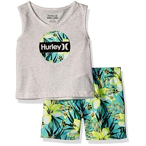 hurley baby boys39 swim suit 2-piece outfit set