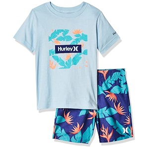 hurley baby boys39 swim suit 2-piece outfit set