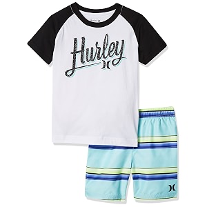 hurley baby boys39 swim suit 2-piece outfit set