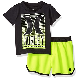 hurley baby boys39 swim suit 2-piece outfit set