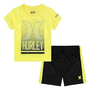 hurley baby boys39 swim suit 2-piece outfit set