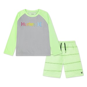 hurley baby boys39 swim suit 2-piece outfit set