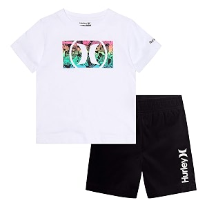 hurley baby boys39 swim suit 2-piece outfit set