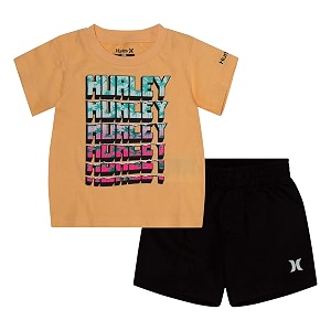 hurley baby boys39 swim suit 2-piece outfit set