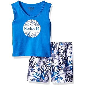 hurley baby boys39 swim suit 2-piece outfit set