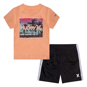 hurley baby boys39 swim suit 2-piece outfit set