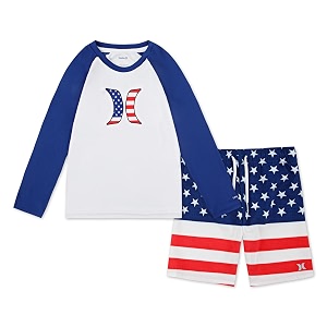hurley baby boys39 swim suit 2-piece outfit set