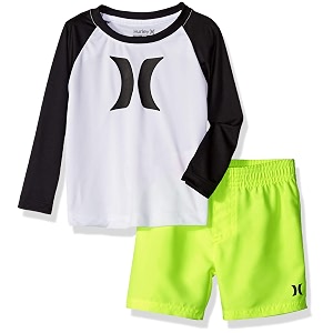 hurley baby boys39 swim suit 2-piece outfit set