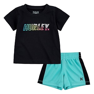 hurley baby boys39 swim suit 2-piece outfit set
