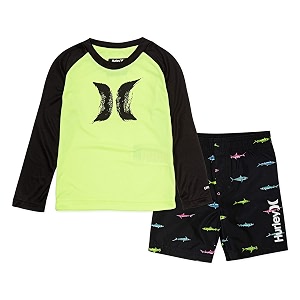 hurley baby boys39 swim suit 2-piece outfit set