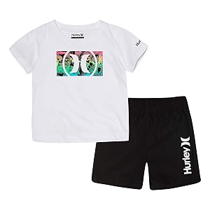 hurley baby boys39 swim suit 2-piece outfit set
