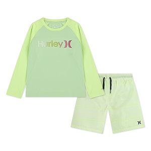 hurley baby boys39 swim suit 2-piece outfit set