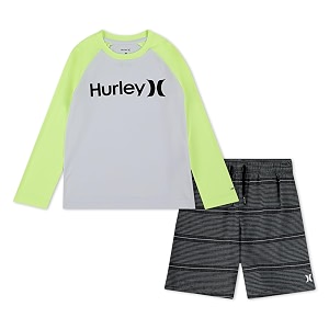 hurley baby boys39 swim suit 2-piece outfit set