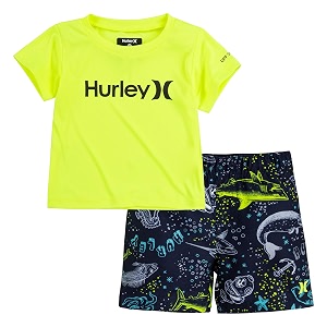 hurley baby boys39 swim suit 2-piece outfit set