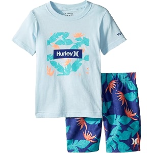 hurley baby boys39 swim suit 2-piece outfit set
