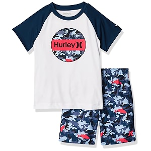 hurley baby boys39 swim suit 2-piece outfit set