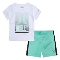 Hurley Baby Boys' Swim Suit 2-Piece Outfit Set