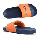 Hurley Kids NAIA Slides Adjustable Strap Slip-On Sandals Indoor and Outdoor EVA Footbed Shower Slides for Girls and Boys