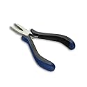 HURON Precision Pliers, Springloaded, Flat Nose, 4.75 In (1/3/10/25/100 pc) (1pc)