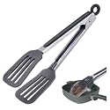 HUSAINI MART | Kitchen Tongs Heat Resistant Cooking Tongs for Barbecue 12 inch Grilling,Serving Cooking Frying Tossing HANDLING HOT Items