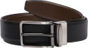 Hush Puppies Men Black Genuine Leather Belt