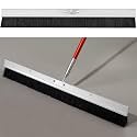 Hushee 48 inch Aluminum Backed Concrete Broom, Polypropylene Fibers
