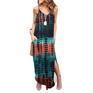 HUSKARY Womens Summer Casual Sleeveless V Neck