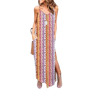 HUSKARY Womens Summer Casual Sleeveless V Neck