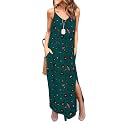 HUSKARY Women39s Summer Casual Sleeveless V Neck