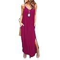 HUSKARY Women39s Summer Casual Sleeveless V Neck