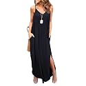 HUSKARY Women39s Summer Casual Sleeveless V Neck